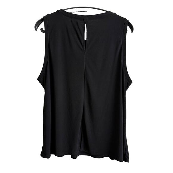 Chaus Womens Black Sleeveless Blouse Size XL Fairy Grunge Witchy Whimsigoth - Picture 2 of 12